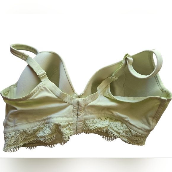 Cacique Pastel Green Lace Lightly Lined Bra ~ 44DDD - Picture 5 of 6